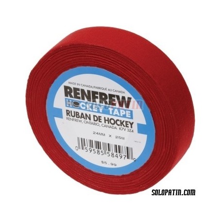 Red Ribbon Tape Hockey Sticks 