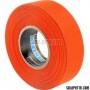 Orange Ribbon Tape Hockey Sticks 