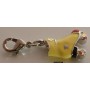 Roller Skate Pendant Enameled Yellow