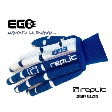 Hockey Gloves Replic R-12 Plus Blue / White