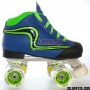 Patins Completos Hóquei CNC Skates + Reno Initation Azul Verde Fluor