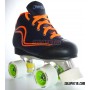 Patins Completos Hóquei CNC Skates + Reno Initation Azul-Marinho Laranja Fluor