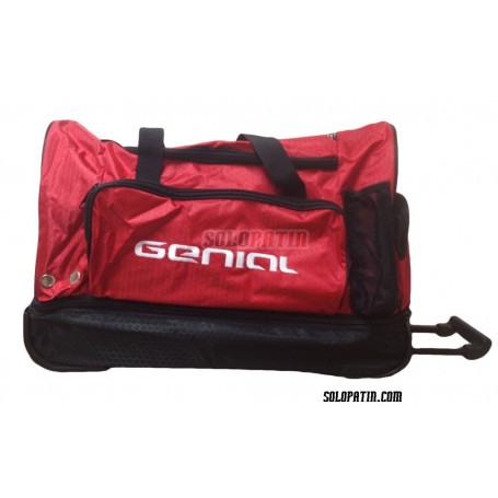 GENIAL TOP Trolley Bag Player Red 2 Compartments Senior