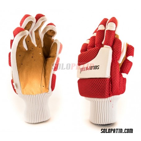 Gants Hockey Solopatin Light Rouge
