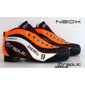 Rollhockey Schuhe Replic Neox Orange Fluor