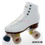 Figure Quad Skates ADVANCE Boots Aluminium Frames ROLL-LINE BOXER Wheels