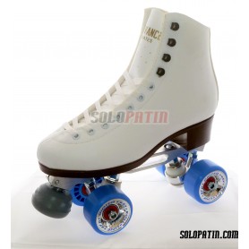 Figure Quad Skates ADVANCE Boots STAR B1 PLUS Frames ROLL-LINE GIOTTO Wheels