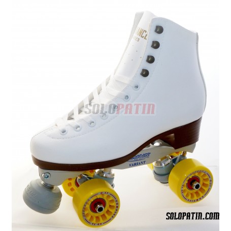 Figure Quad Skates ADVANCE Boots ROLL-LINE VARIANT F Frames KOMPLEX AZZURRA Wheels