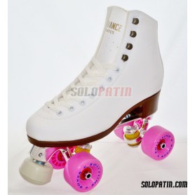 Figure Quad Skates ADVANCE Boots BOIANI STAR RK Frames ROLL-LINE BOXER Wheels