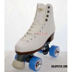 Conjunt Patins Artístic Bota ADVANCE Pati de Fibra Rodes ROLL*LINE GIOTTO