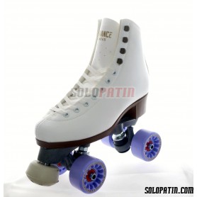 Conjunt Patins Artístic Bota ADVANCE Pati de Fibra Rodes Komplex AZZURRA