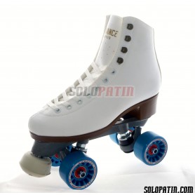 Figure Quad Skates ADVANCE Boots FIBER Frames KOMPLEX IRIS Wheels