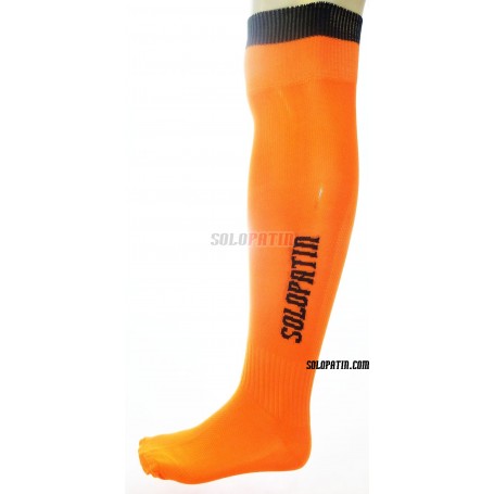 Rollhockey-Socken Solopatin Orange Fluor