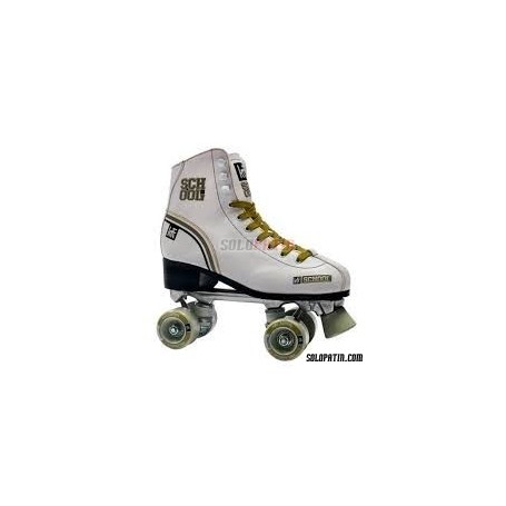 KRF SCHOOL WHITE ROLLER SKATES Nº33