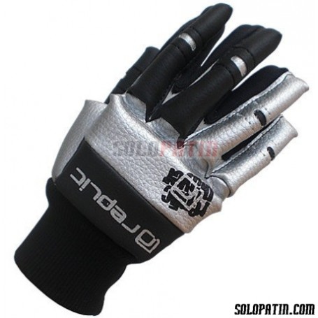 Hockey Gloves Replic Mini Black / Silver