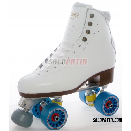 Figure Quad Skates ADVANCE ELITE Boots Aluminium Frames KOMPLEX IRIS Wheels