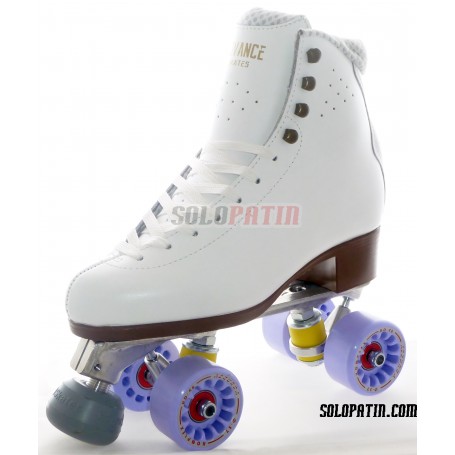 Patins Complets Artistique Bottines ADVANCE ELITE Platines Aluminium Roues KOMPLEX AZZURRA