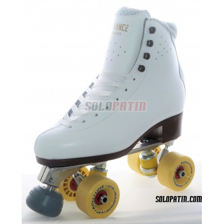 Figure Quad Skates ADVANCE ELITE Boots Aluminium Frames ROLL-LINE MAGNUM Wheels