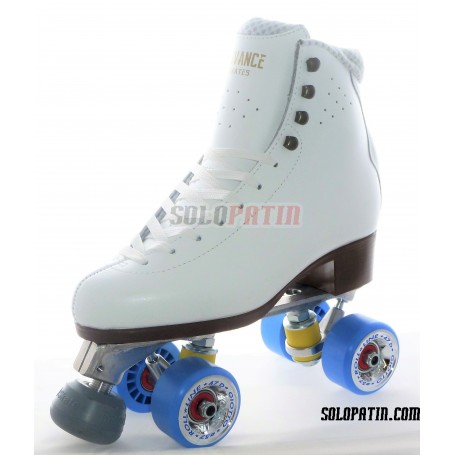 Patins Complets Artistique Bottines ADVANCE ELITE Platines Aluminium Roues ROLL-LINE GIOTTO