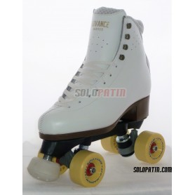 Patins Complets Artistique Advance ELITE Patins de Fibre Roues ROLL*LINE MAGNUM