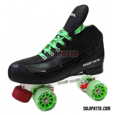 Conjunto Patines Hockey Genial Supra  Nº 6 Negro