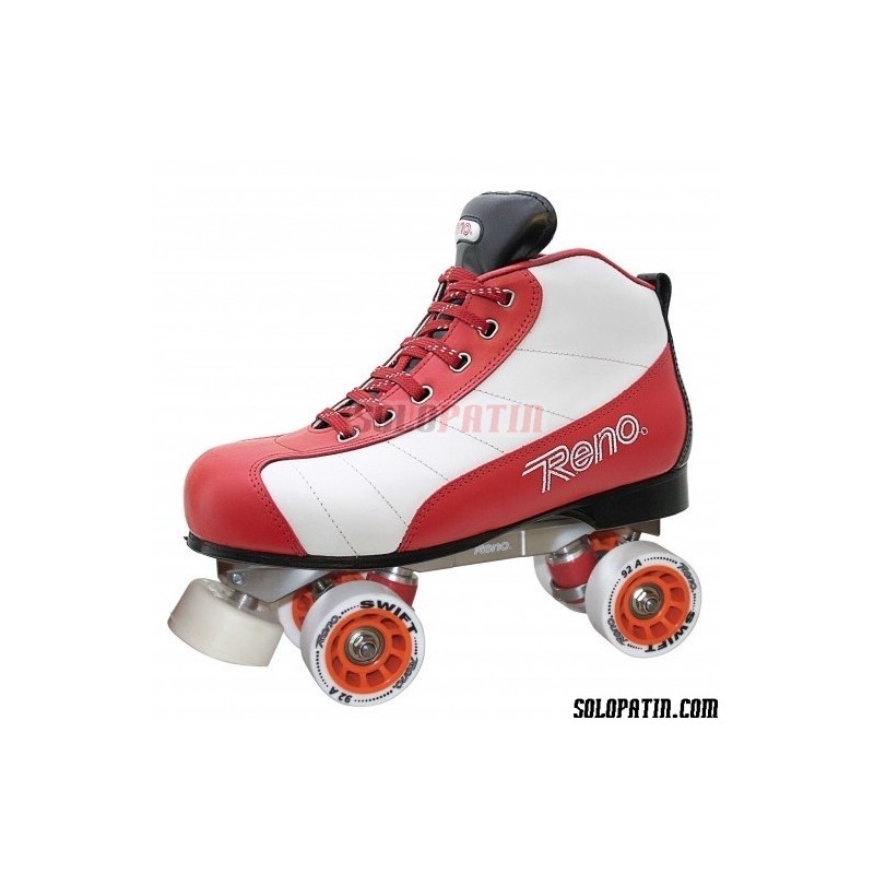 Patins Complets Hockey Reno Milenium Plus III Rouge Blanc R3 Vertical