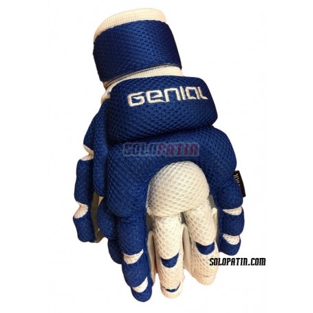 Gloves Genial Mesh Blue-White
