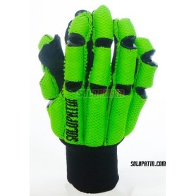 Rollhockey Handshuhe SP CONTACT Grün Fluor