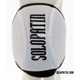 Rollhockey Knieschoner Solopatin PRO Custom WEISS