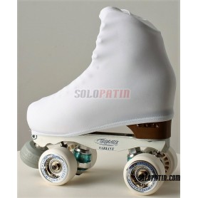 Cache Patins Blanc