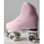 Cache Patins Rose