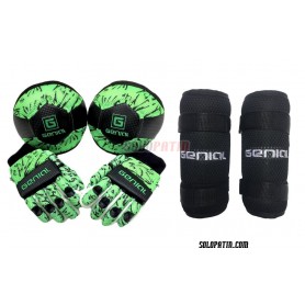 Pack Initiation Genial MAX 3 Pieces Green Fluor Black