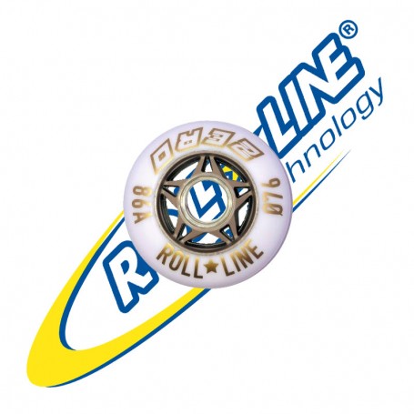 Ruote Pattinaggio Artistico In-line Roll-Line Zero 86A 76mm