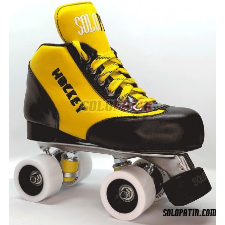 Patins Completos Hóquei Solopatin Best Alumínio Amarelo