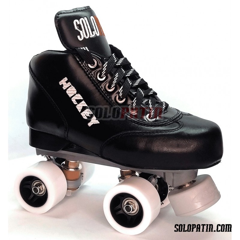 Conjunto Patines Hockey Solopatin NEGRO Roll Line MIRAGE ruedas
