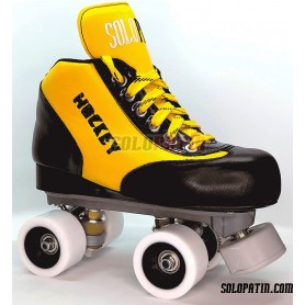 Pattini Hockey Solopatin BEST GIALLO Roll line MIRAGE 2 Ruote SPEED