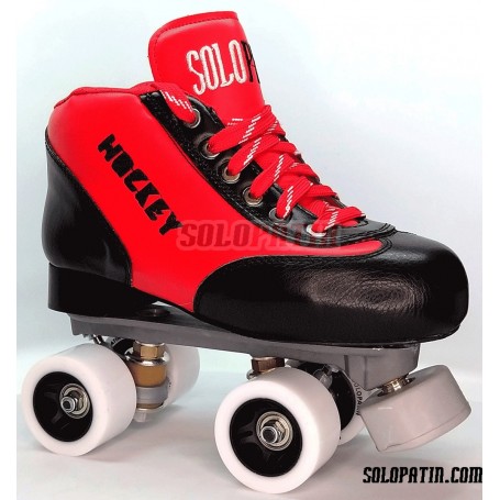 Hockey Roller Set Solopatin BEST RED Roll line MIRAGE 2 SPEED Wheels