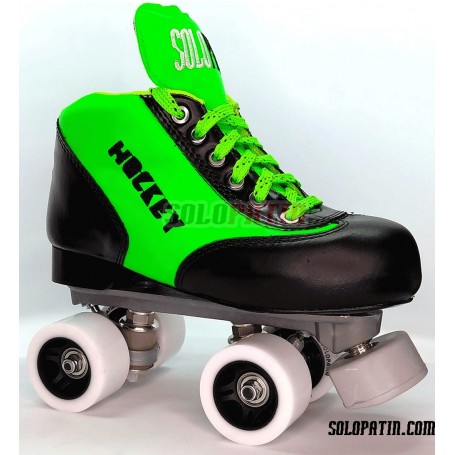 Conjunt Patins Hoquei Solopatin Best VERD Roll Line MIRAGE 2 Rodes SPEED