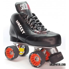 Patins Complets Solopatin BEST NOIR Aluminium Roues Roll line CENTURION