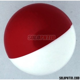 Profesional Hockey Palline BIANCO / ROSSO SOLOPATIN Personalizzato