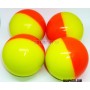 Profesional hockey boule ORANGE / JAUNE FLUOR SOLOPATIN Personnalisé