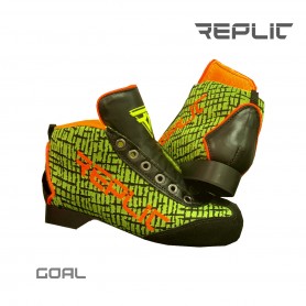 Botas Hóquei Replic GOAL Amarelo Fluor