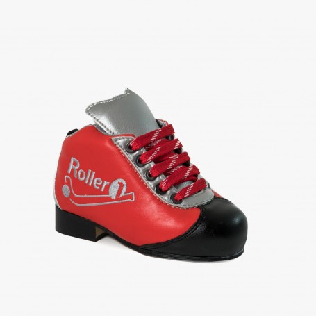 Botas Hockey Roller One Kid Rojo / Plata