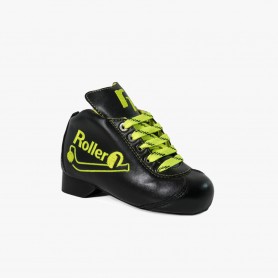 Rollhockey Schuhe Roller One Kid II Schwarz / Gelb Fluor