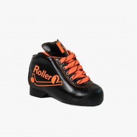 Hockey Boots Roller One Kid II Black / Orange Fluor
