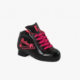 Chaussures Hockey Roller One Kid II Noir / Rose Fluor