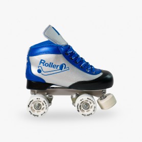 Conjunto Patines Hockey Roller One Carbon Look Azul