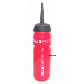 Bottle with Straw Solopatin Rot