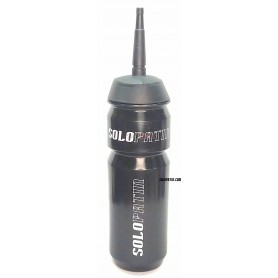 Bottle with Straw Solopatin Black