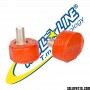 Freins Butées Hockey Roll-Line Super Professional Corail Rouge